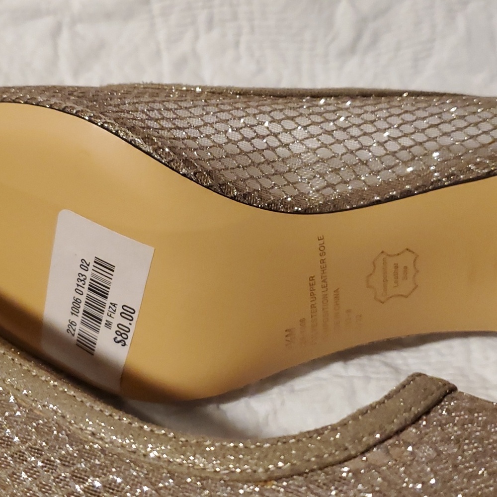 I Miller Womens Fiza Peep Toe Cone Heel Pumps - Picture 5 of 8